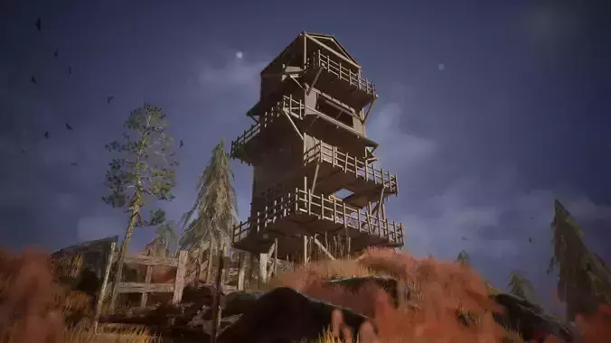 Modular Watchtower 36 Assets