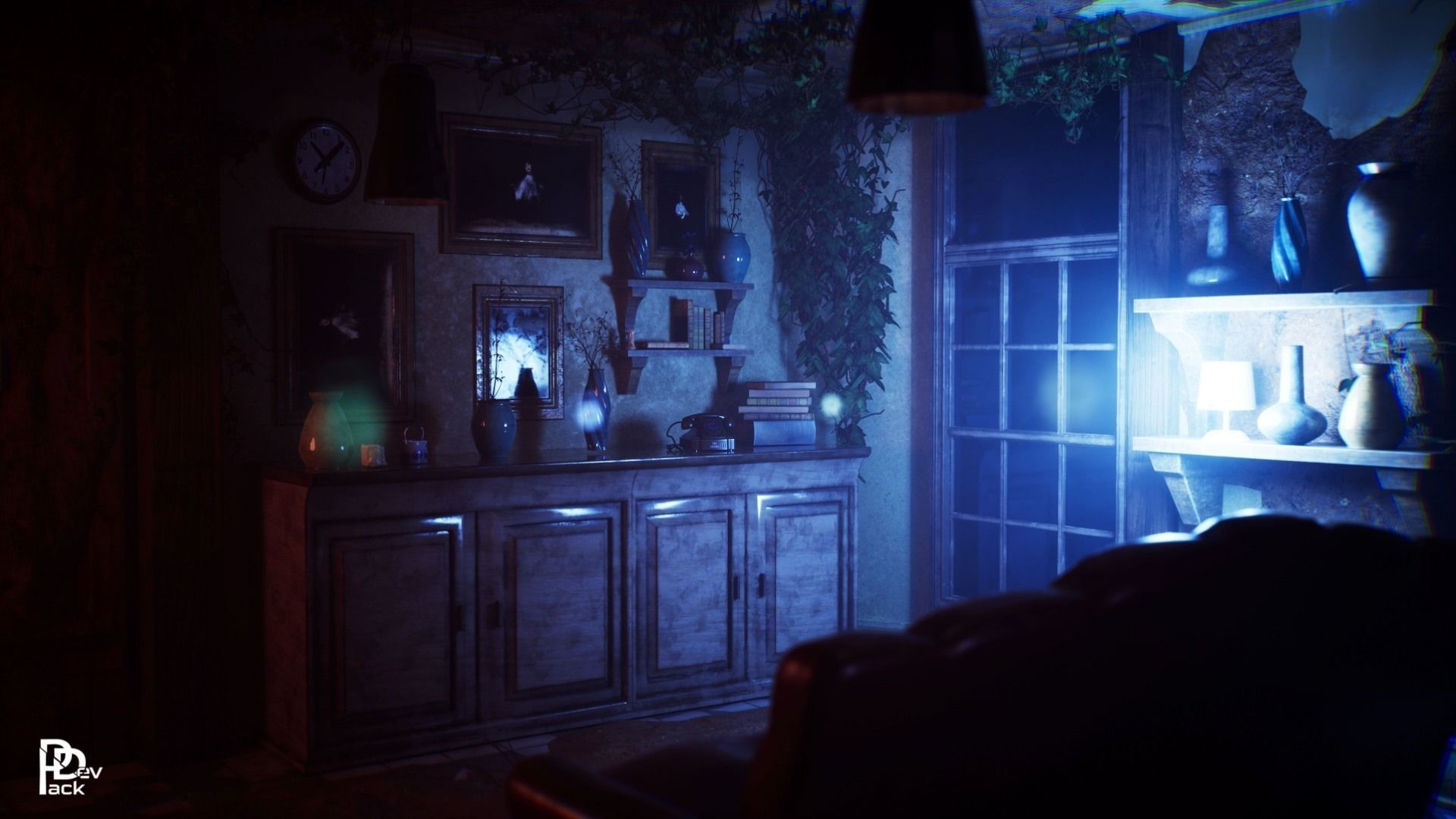 Apocalyptic Base 44 Assets Low-poly 3D model_1