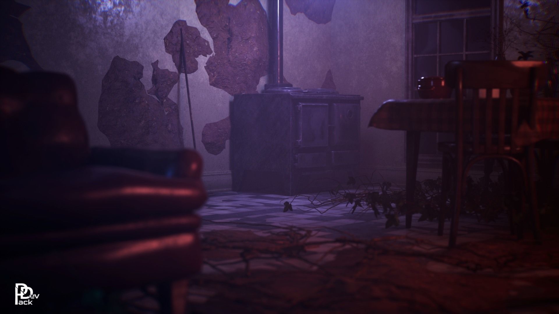 Apocalyptic Base 44 Assets Low-poly 3D model_6