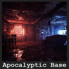 Apocalyptic Base 44 Assets Low-poly 3D model_8