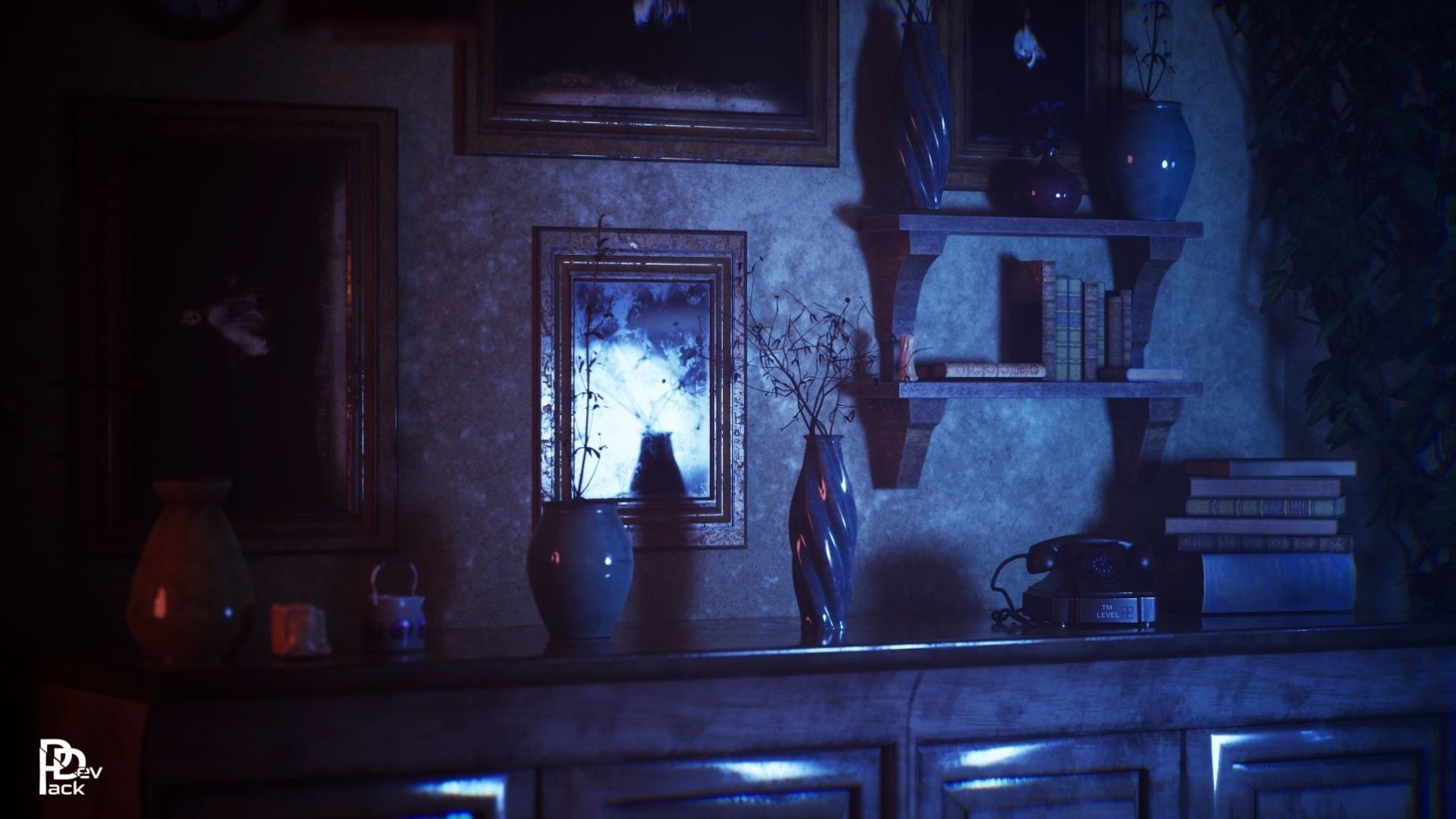 Apocalyptic Base 44 Assets Low-poly 3D model_2