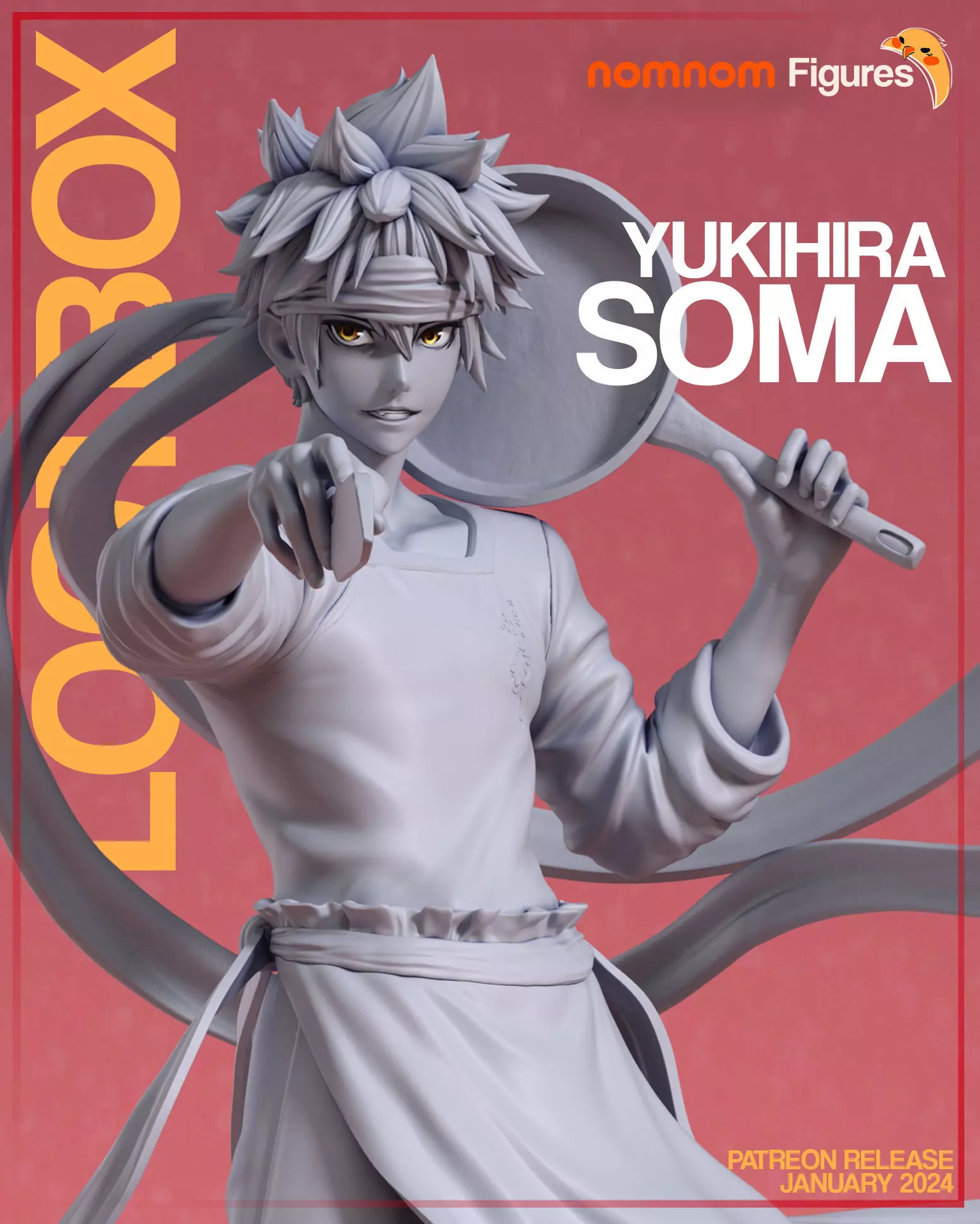 Soma Yukihira - Shokugeki no Soma 3D print model_0