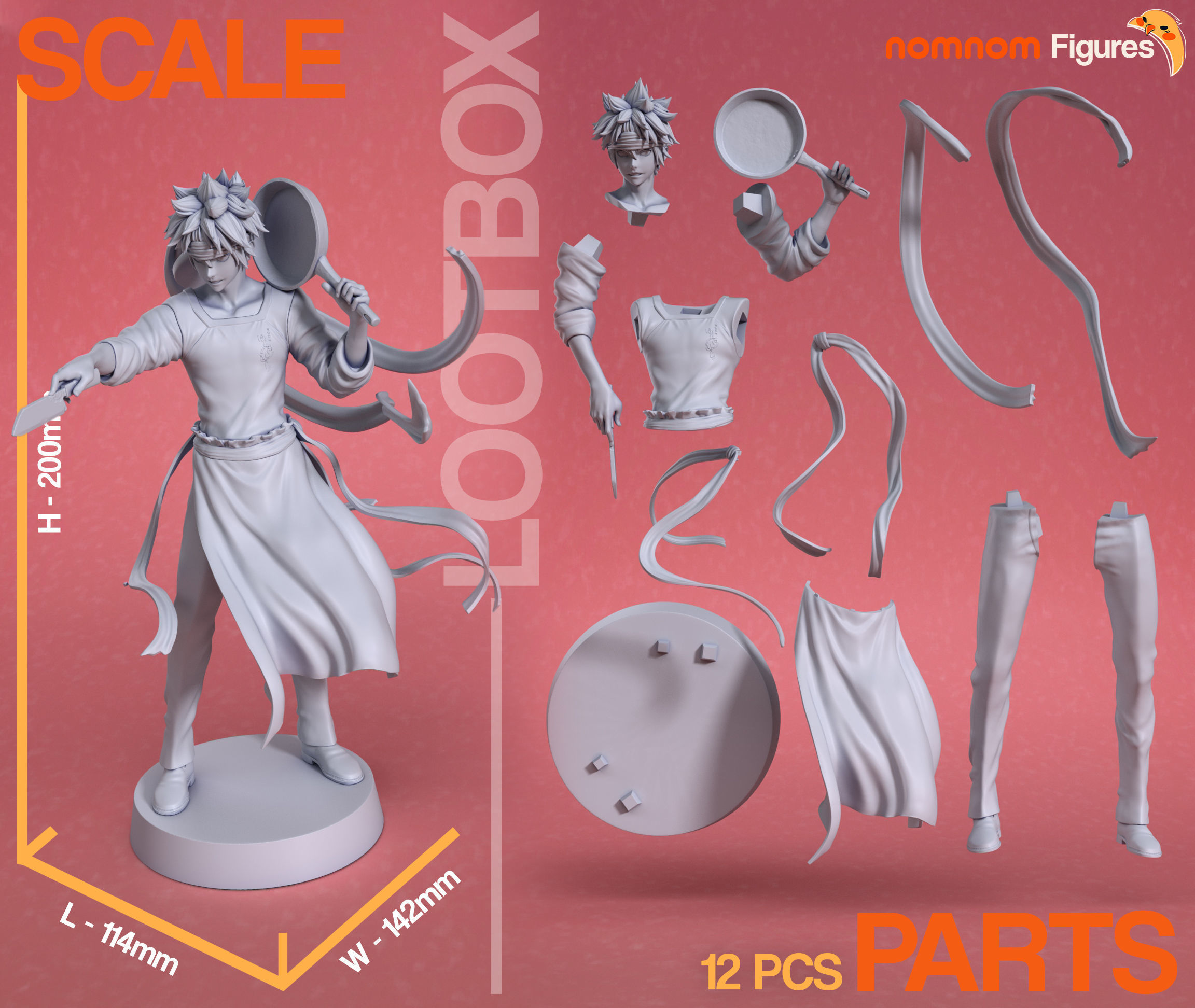 Soma Yukihira - Shokugeki no Soma 3D print model_1