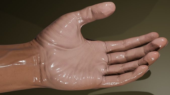 hand model Low-poly 3D model