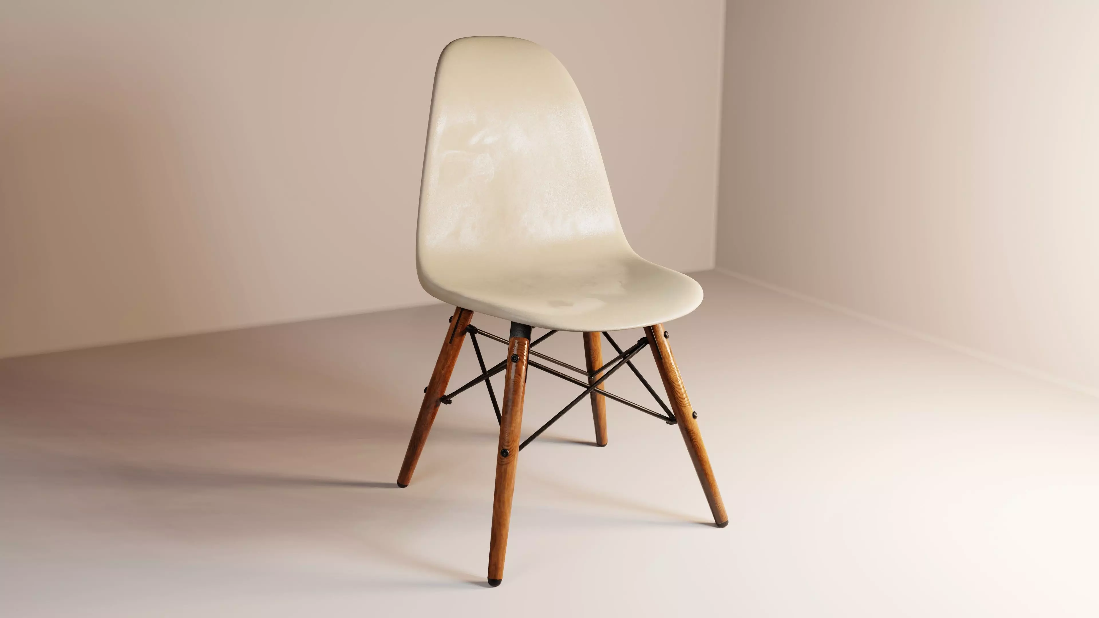 Modern Eiffel chair Free low-poly 3D model