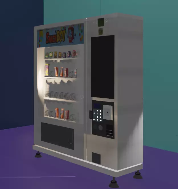 vending machine 3D model_0