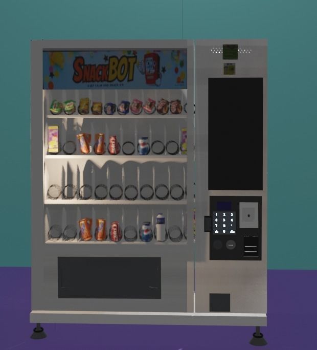 vending machine 3D model_1