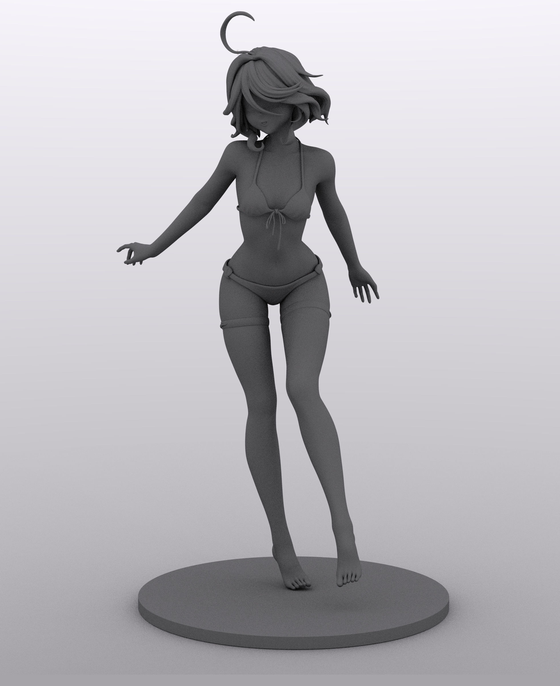 GENSHIN IMPACT FURINA R18 CAST OFF 3D print model_4