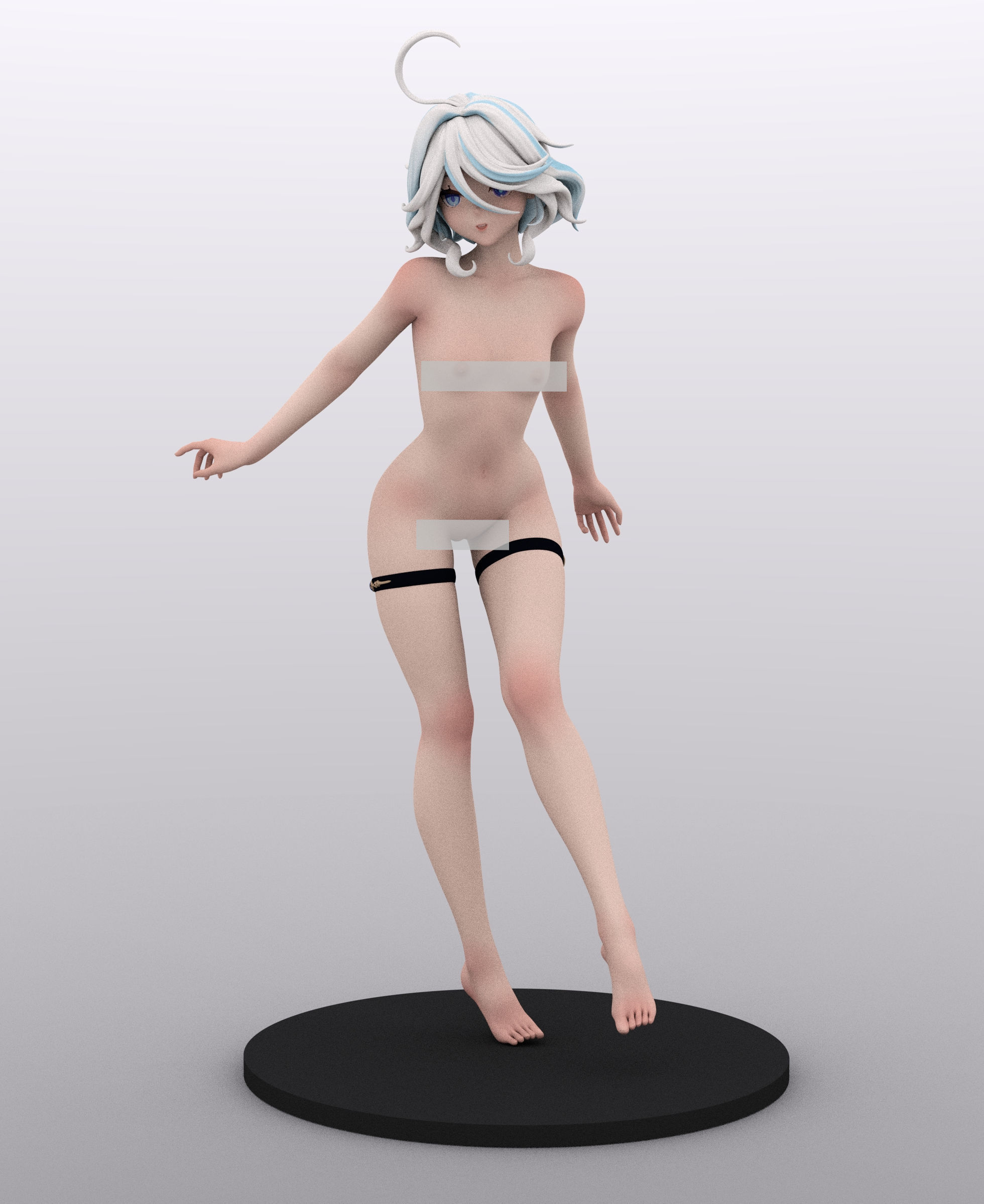 GENSHIN IMPACT FURINA R18 CAST OFF 3D print model_3
