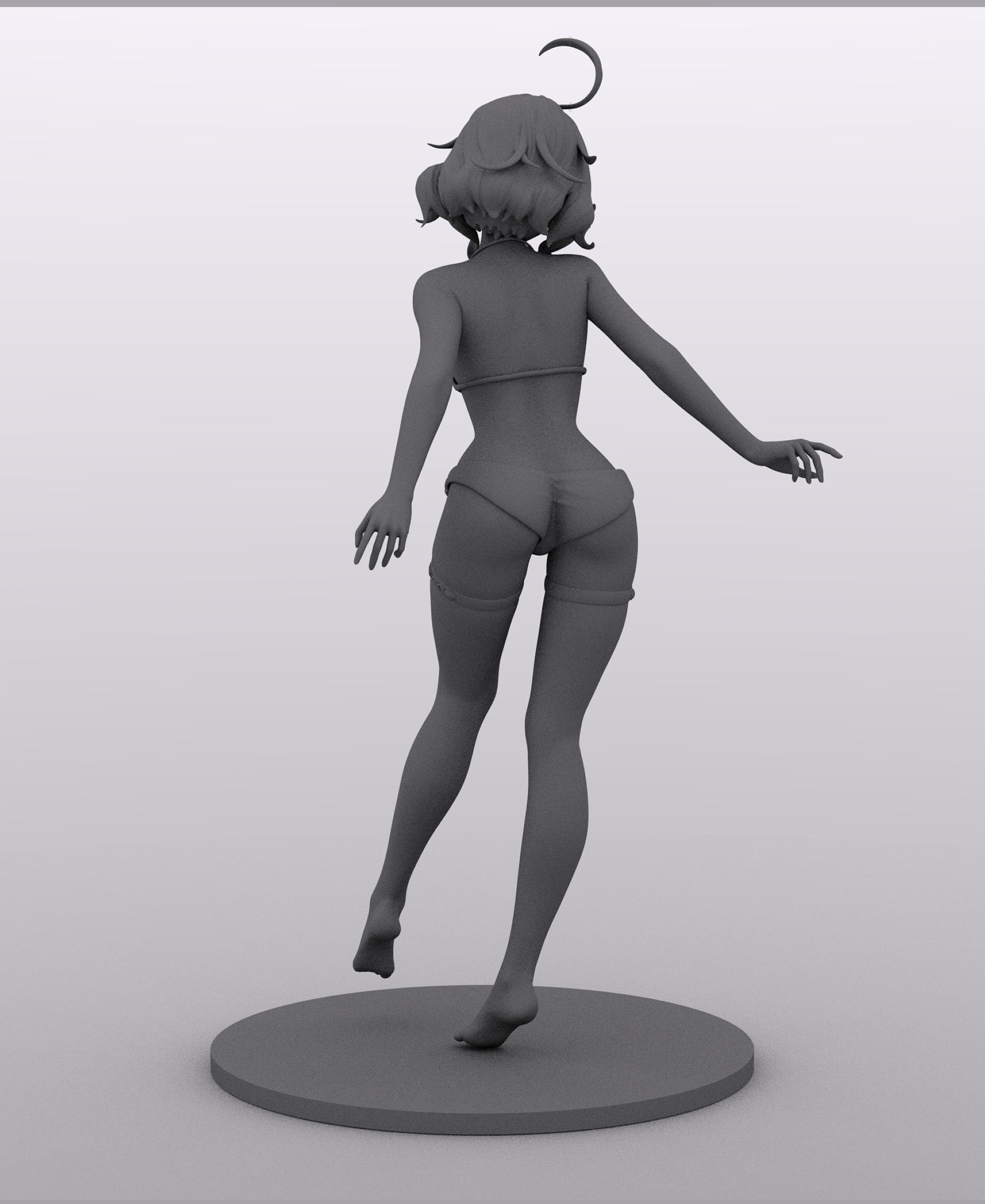 GENSHIN IMPACT FURINA R18 CAST OFF 3D print model_6