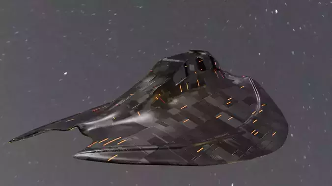 Aircraft Commercial Spaceship Cockpit Game ready