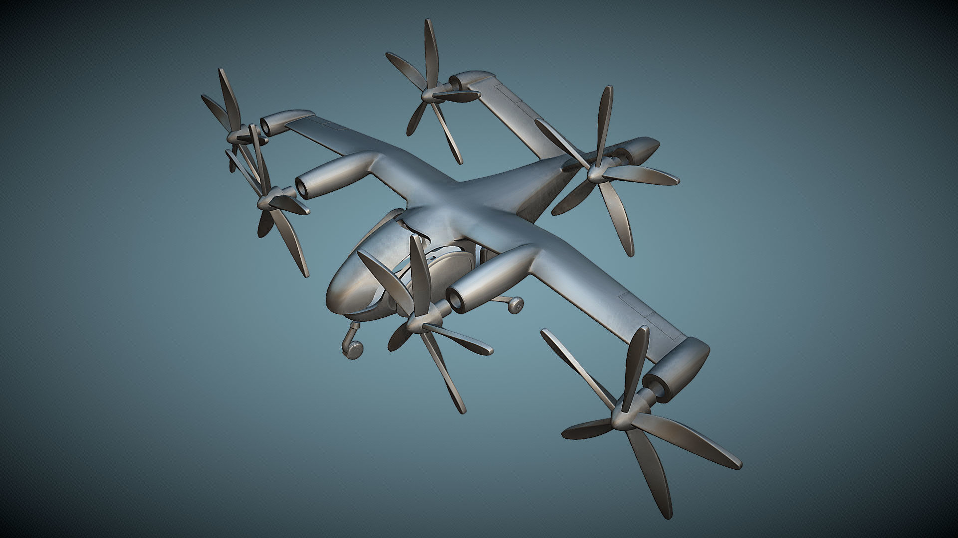 Joby Aviation S4 - 3D Printable Model 3D print model_1