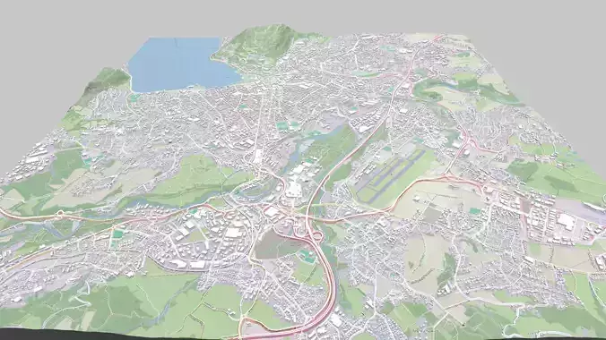 Cityscape Annecy France