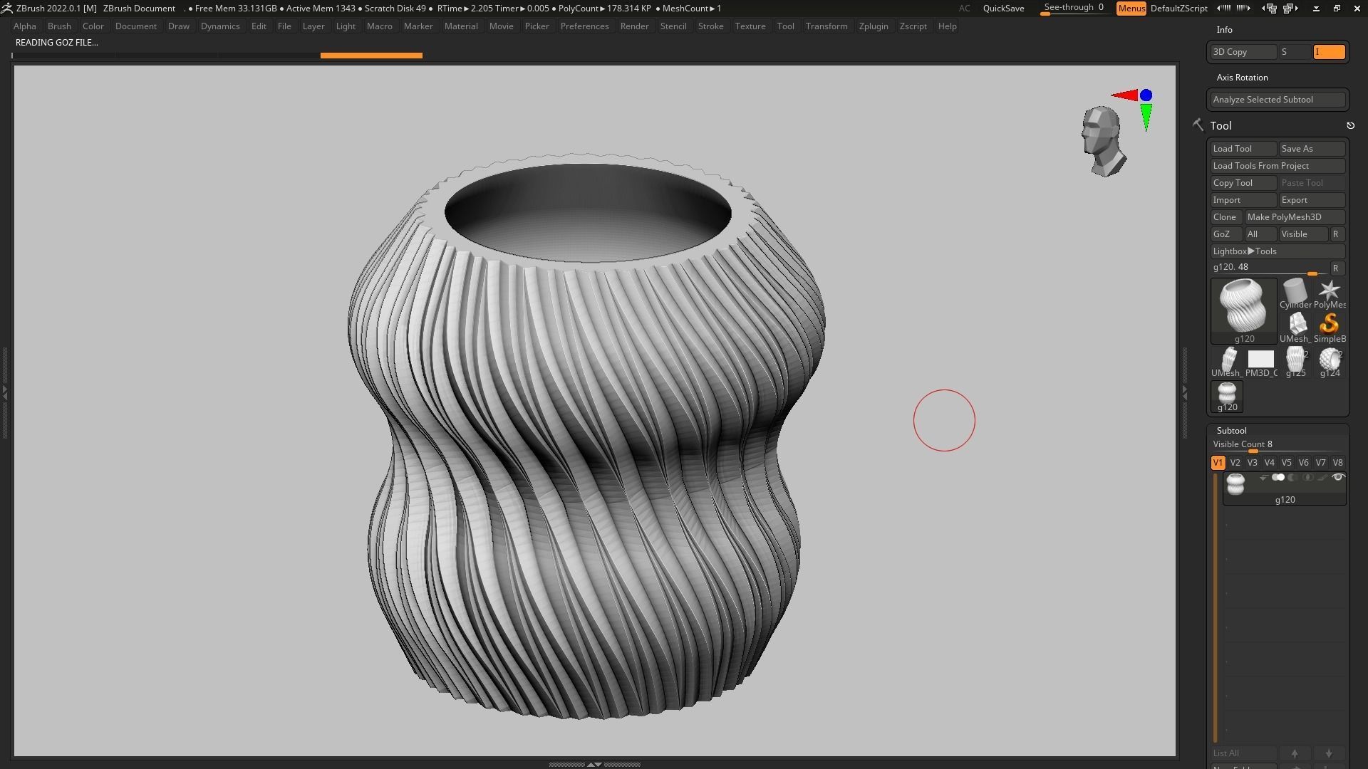 pot g120 3D print model_5