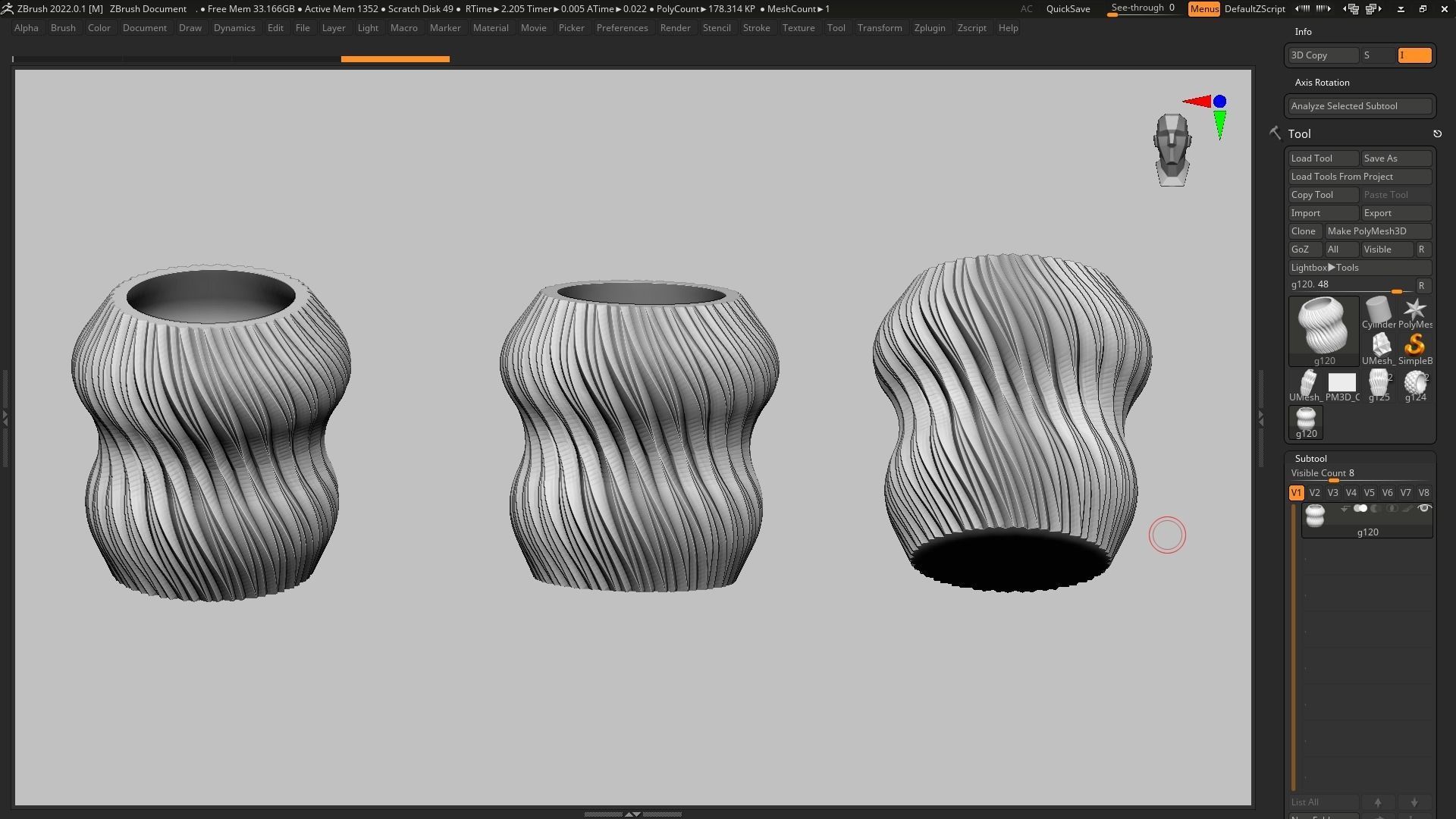 pot g120 3D print model_8