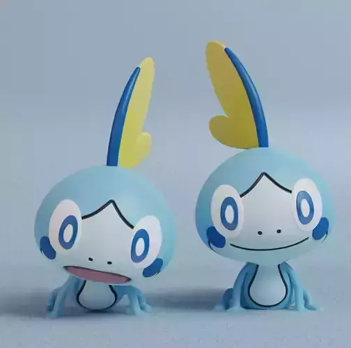 Pokemon - Sobble  with 2 poses