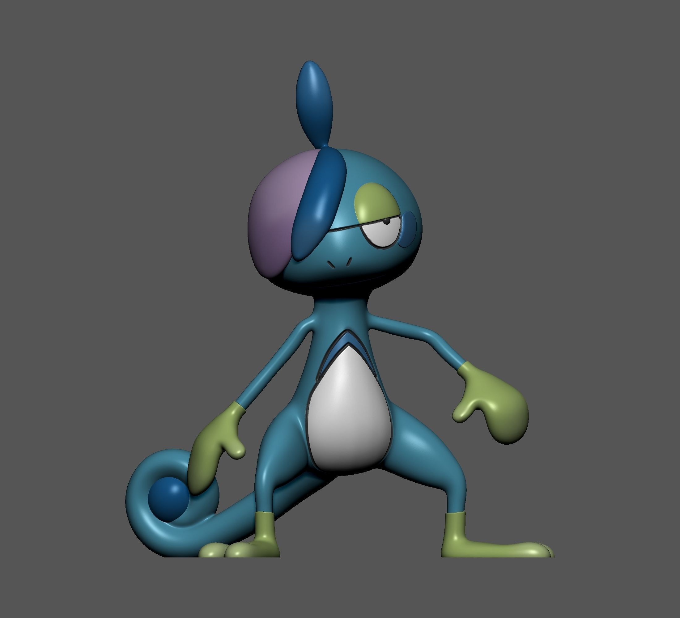 Pokemon - Drizzile with 2 poses 3D print model_1