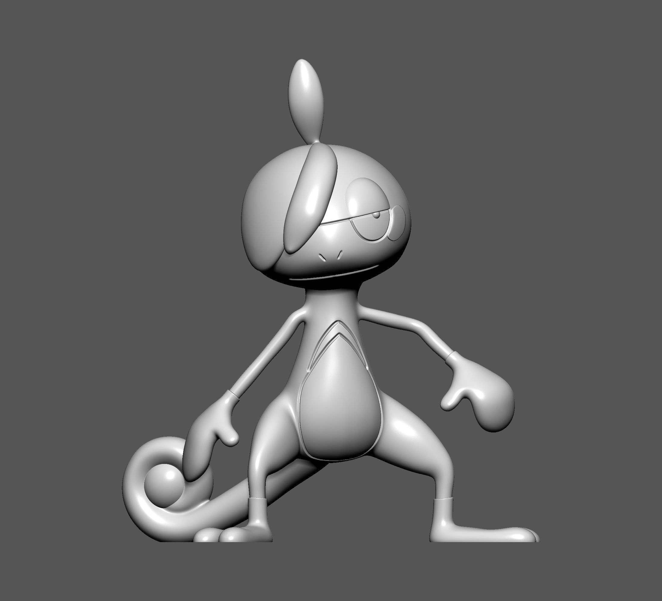 Pokemon - Drizzile with 2 poses 3D print model_2