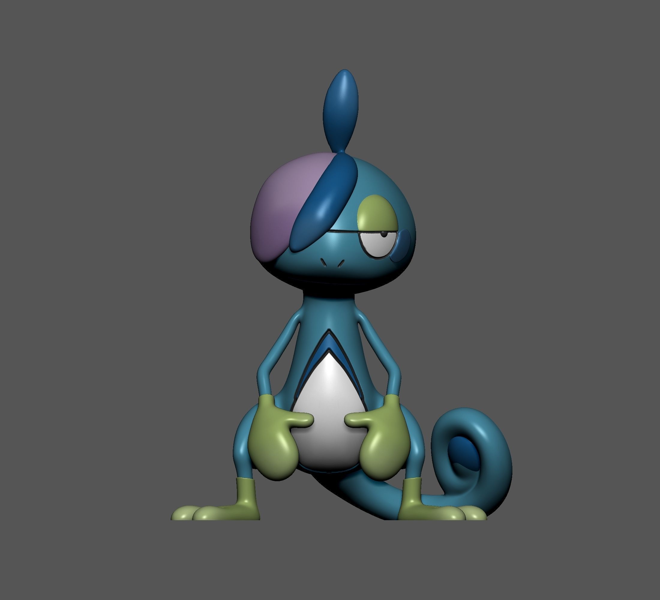 Pokemon - Drizzile with 2 poses 3D print model_5