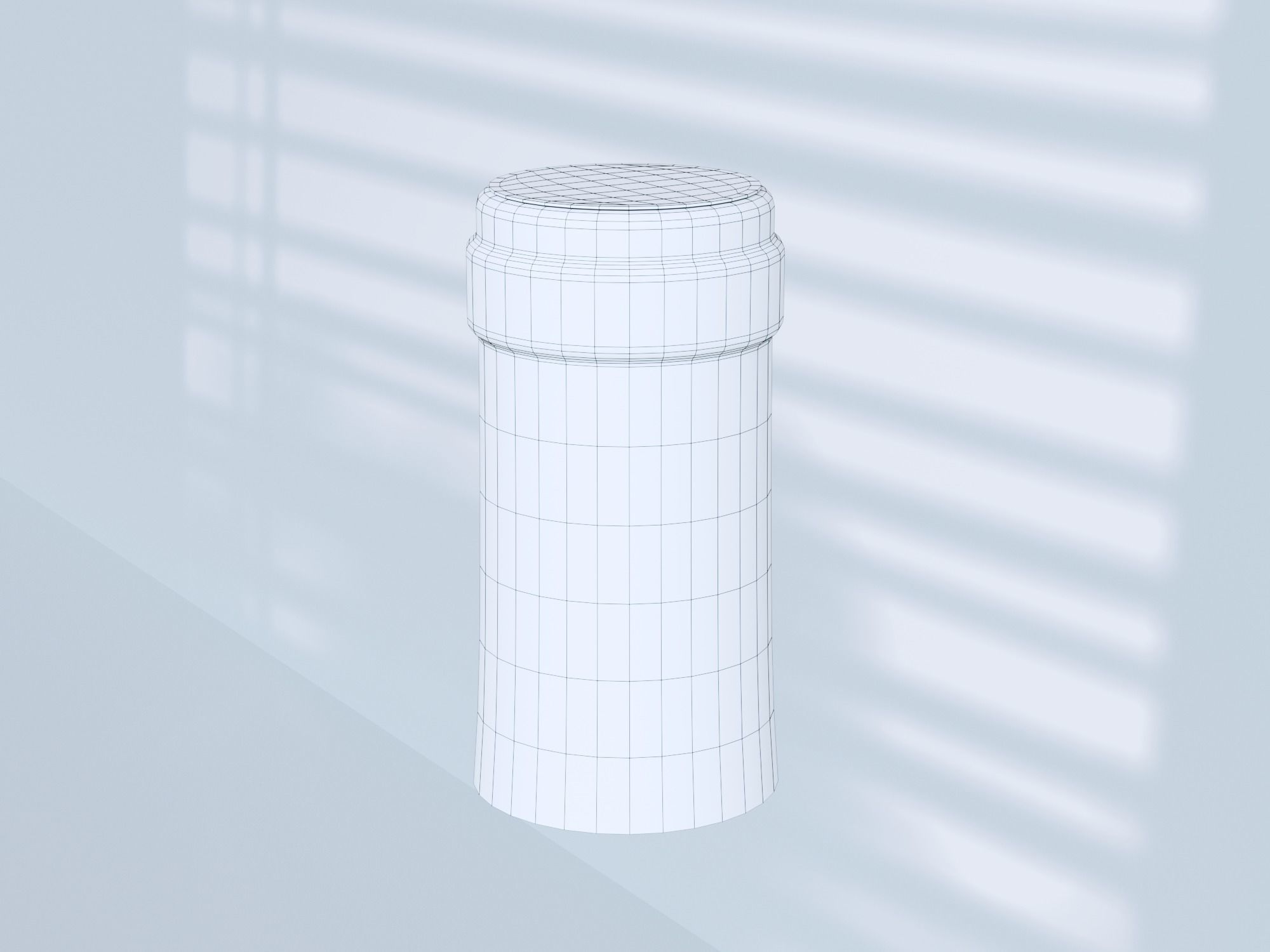 Red Wine Bottle 3D model_18