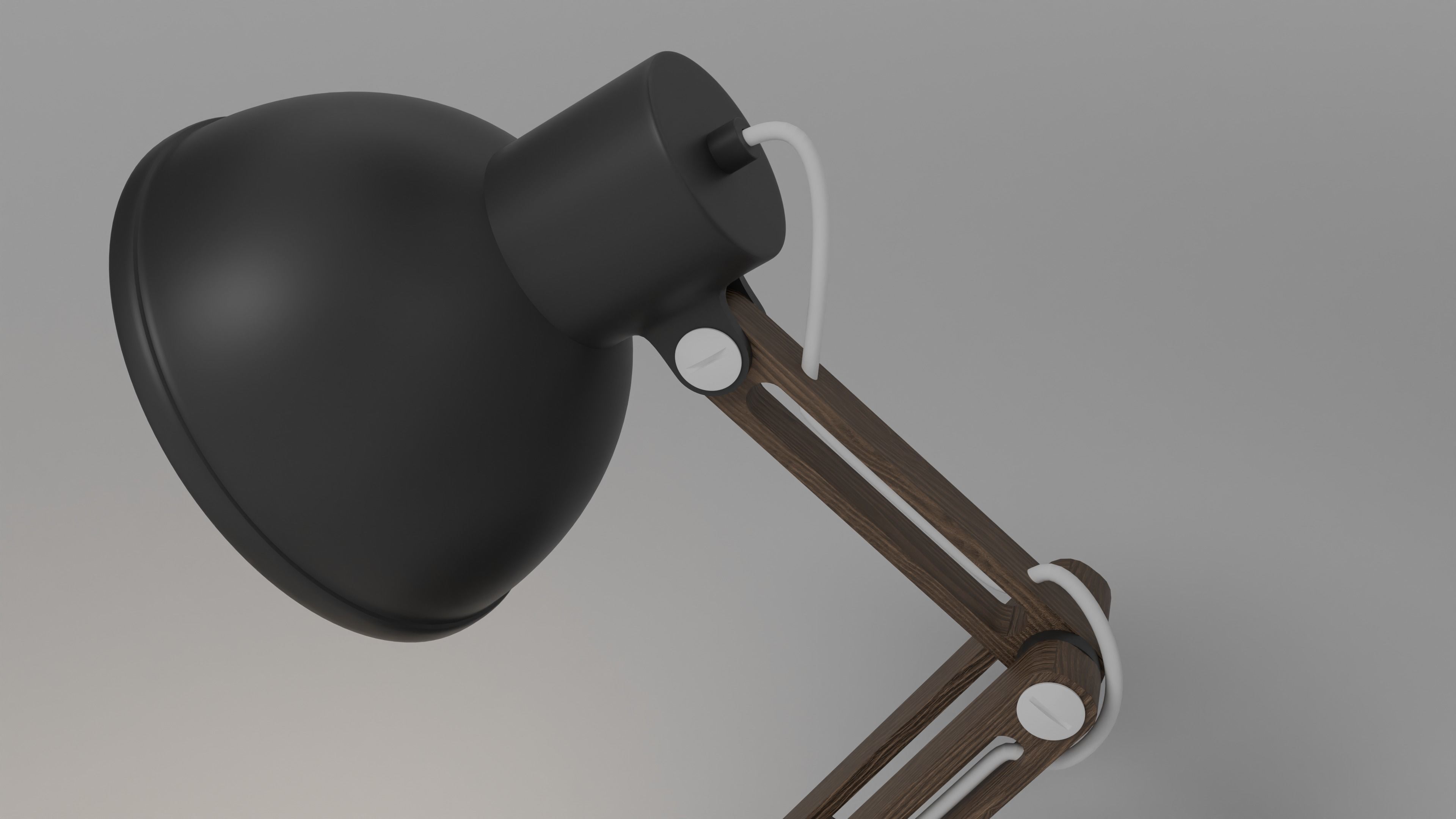 Desk lamp 3D model_2