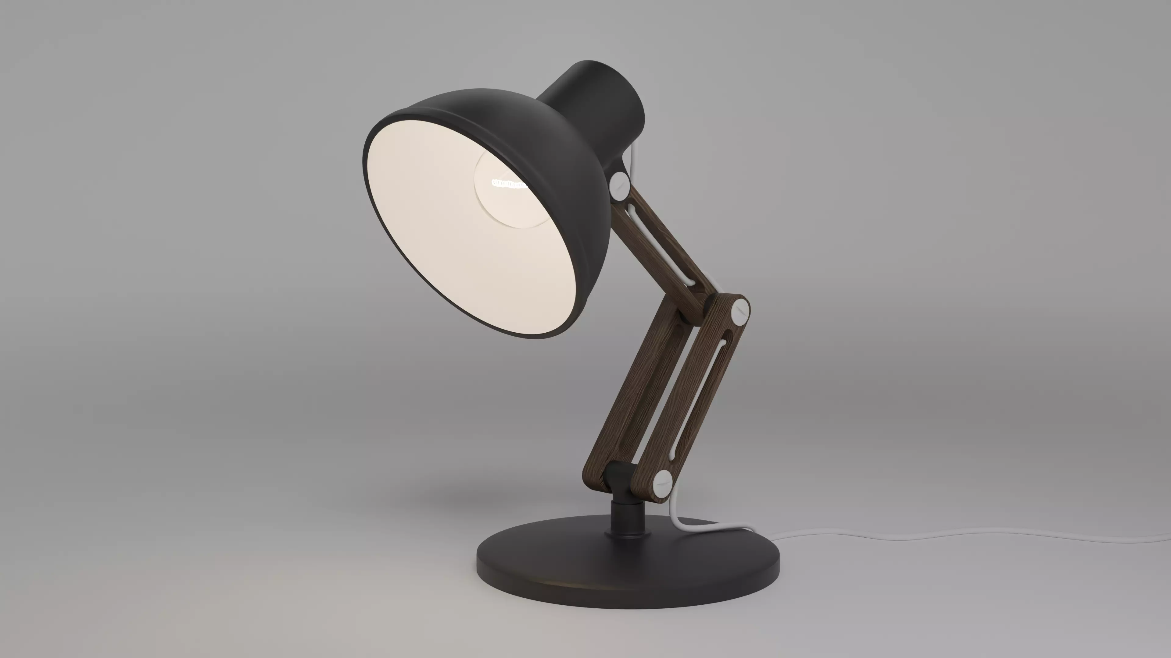 Desk lamp 3D model_0