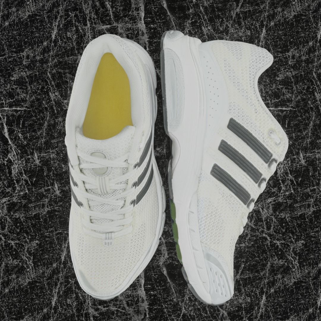 ADIDAS 3D SHOES - WHITE Low-poly 3D model_2