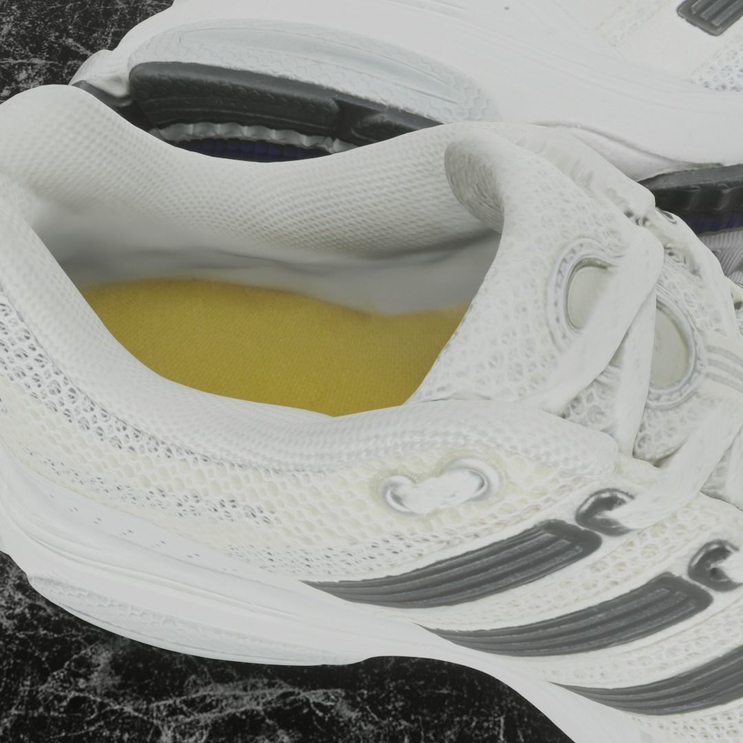 ADIDAS 3D SHOES - WHITE Low-poly 3D model_13