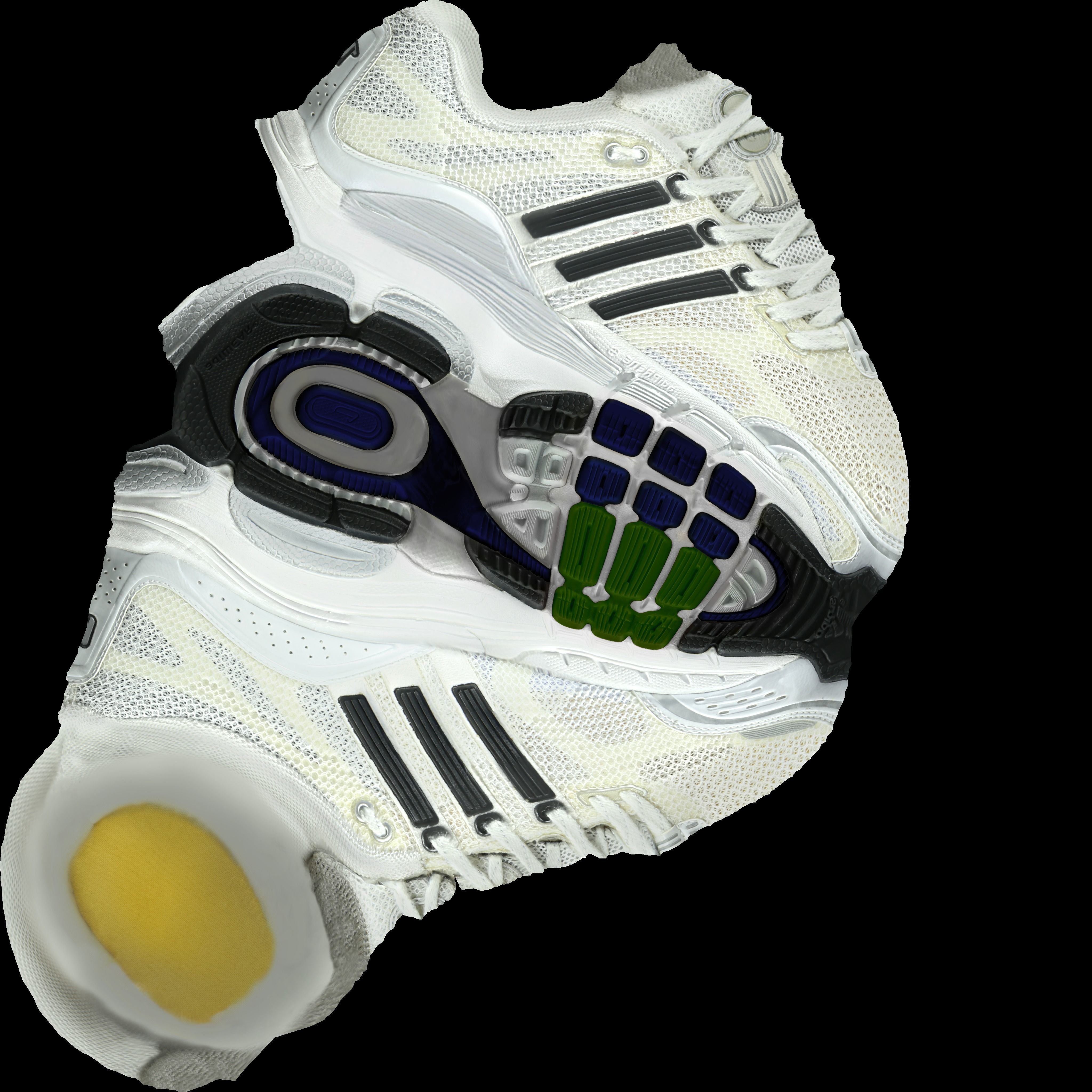 ADIDAS 3D SHOES - WHITE Low-poly 3D model_16