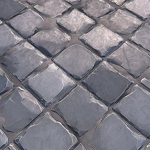 Stone Floor Texture Pack Low-poly 3D model_9