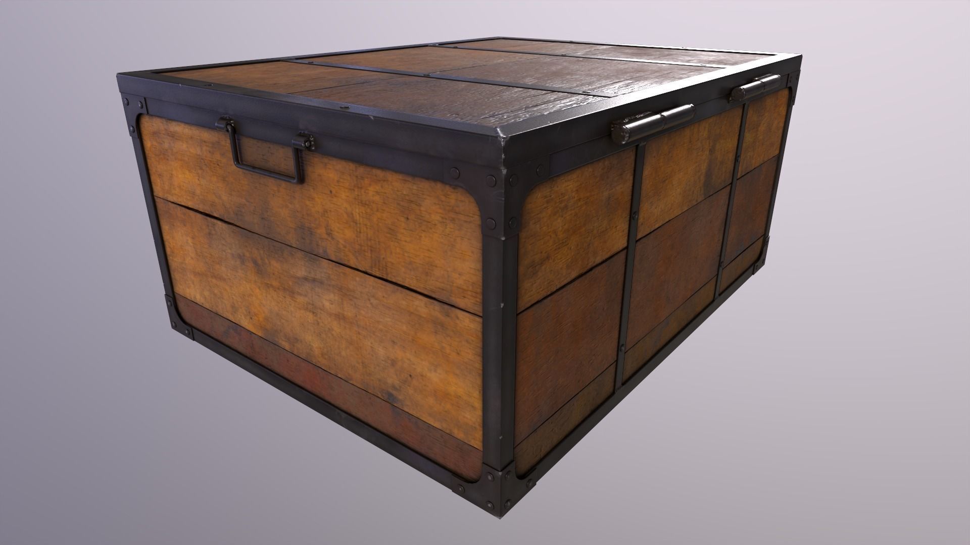 Realistic Jack Daniels Box Low-poly 3D model_5