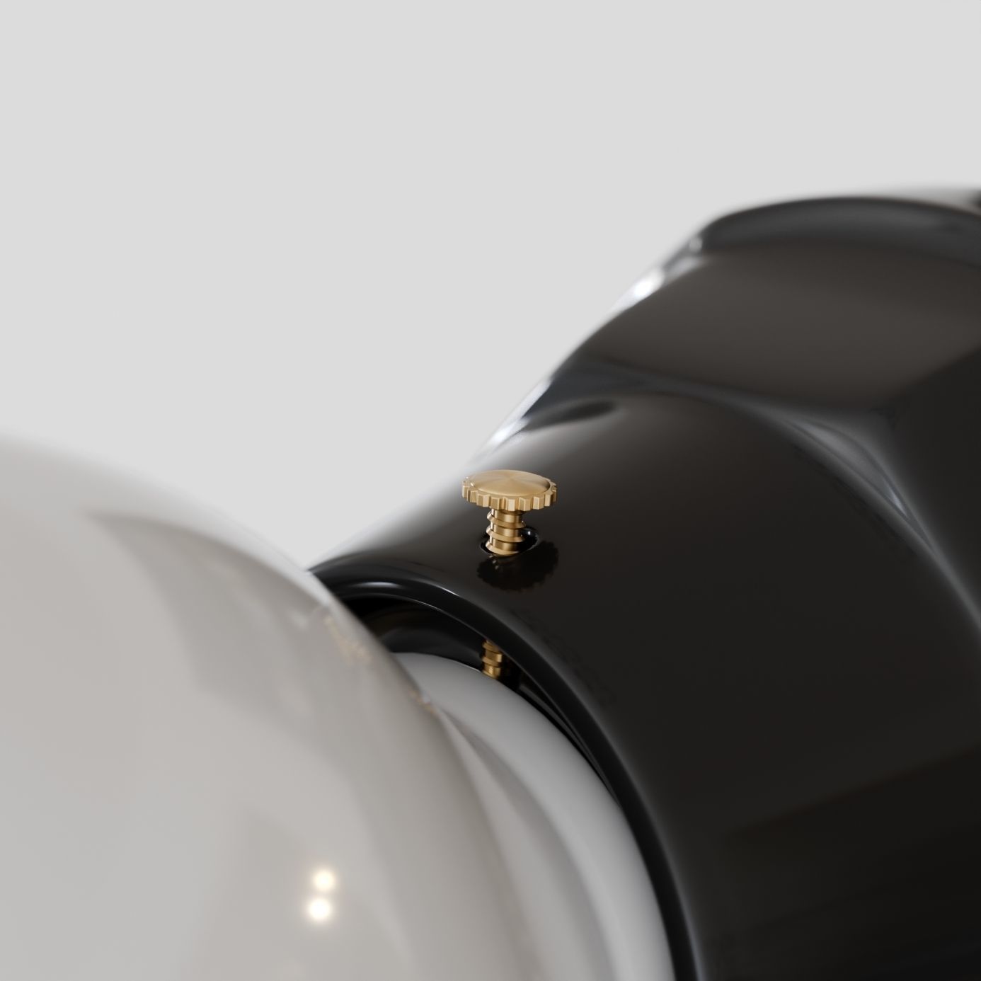 Norfolk Sconce with Dome Turtle Shade  3D model_8