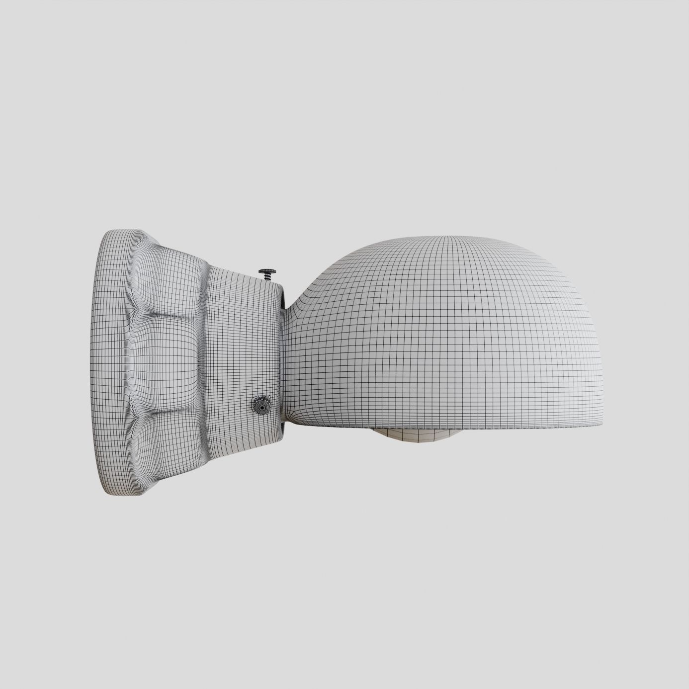 Norfolk Sconce with Dome Turtle Shade  3D model_5
