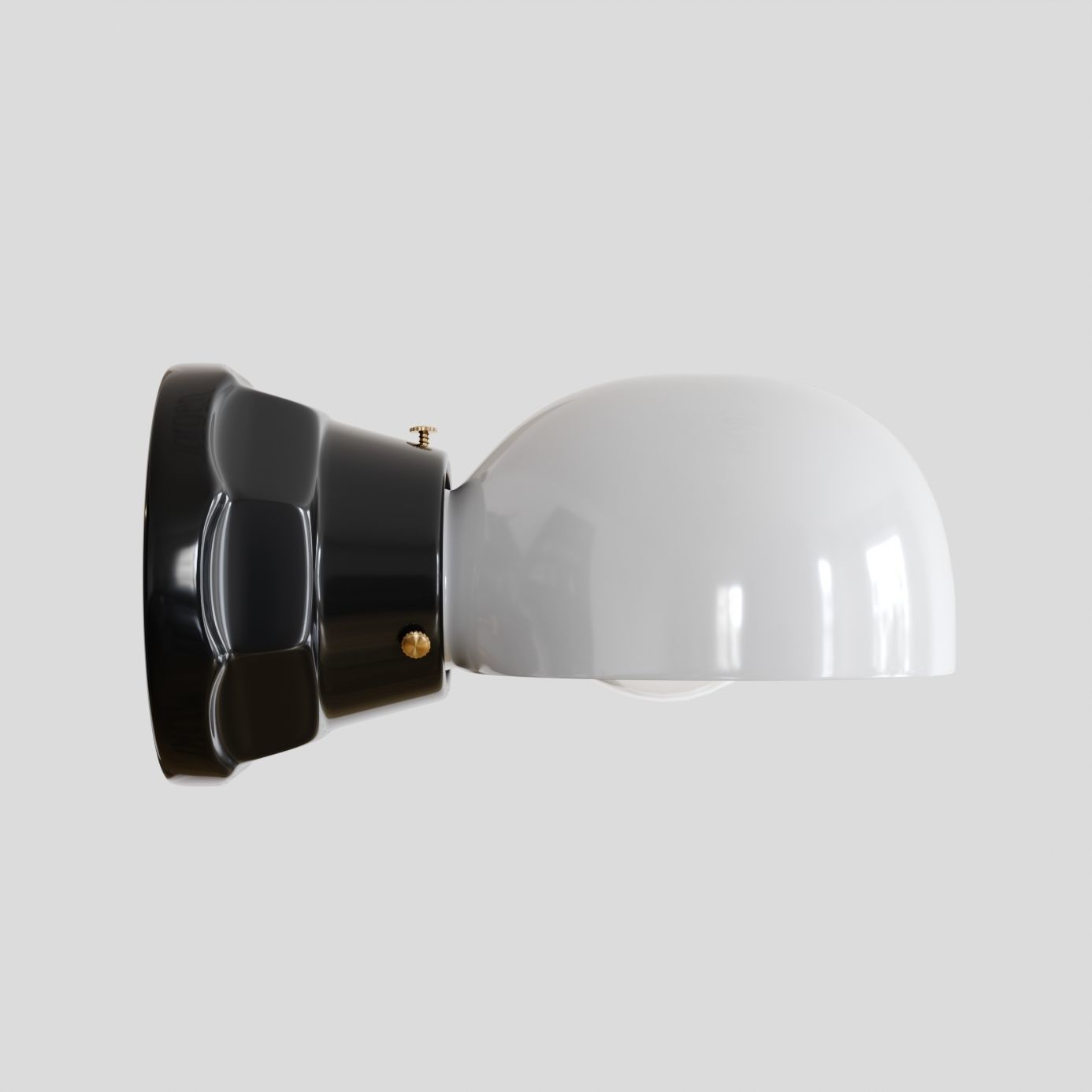 Norfolk Sconce with Dome Turtle Shade  3D model_4