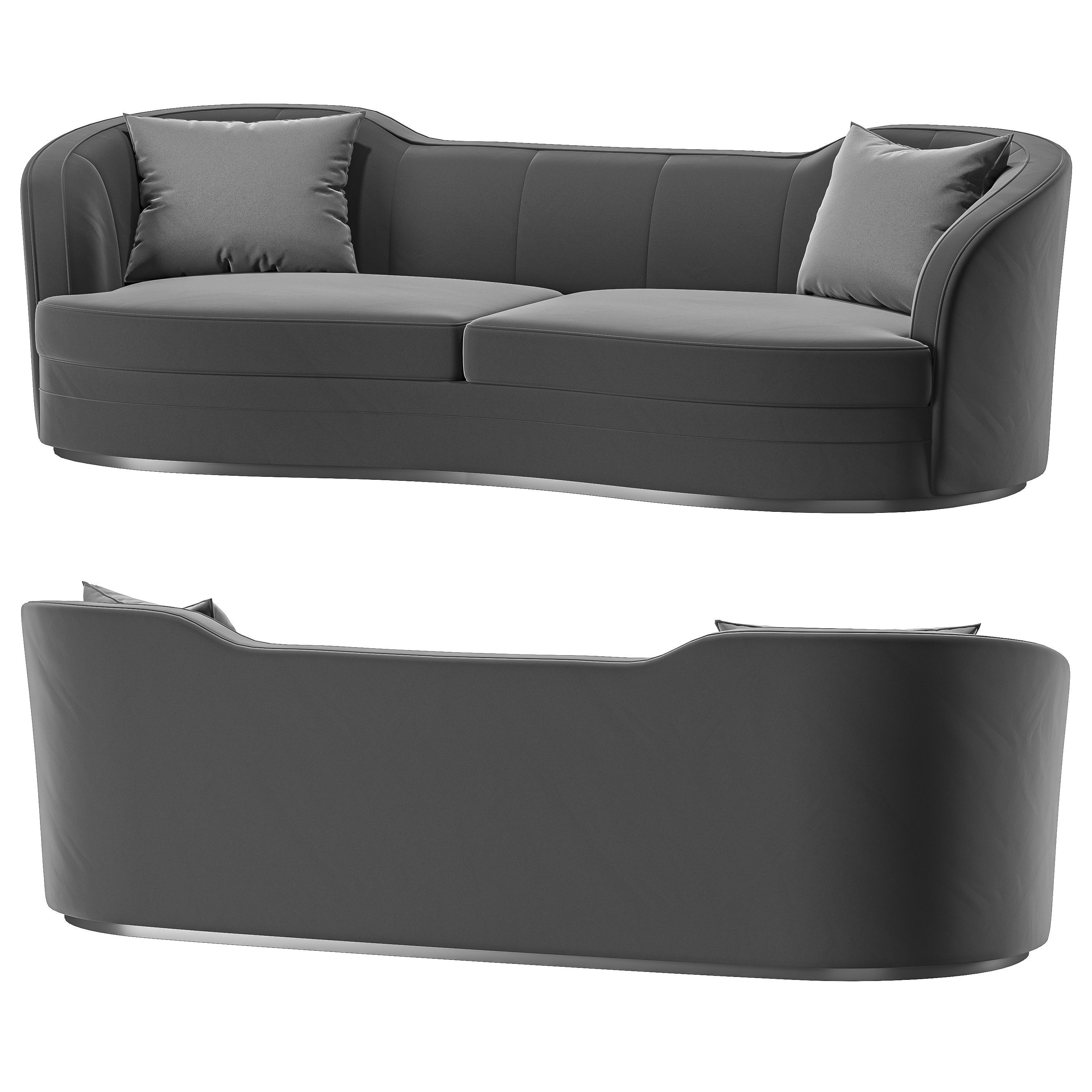 caracole eclipse sofa 3D model_1
