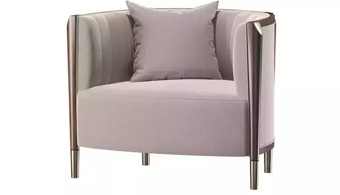 caracole armchair oxford 3D model