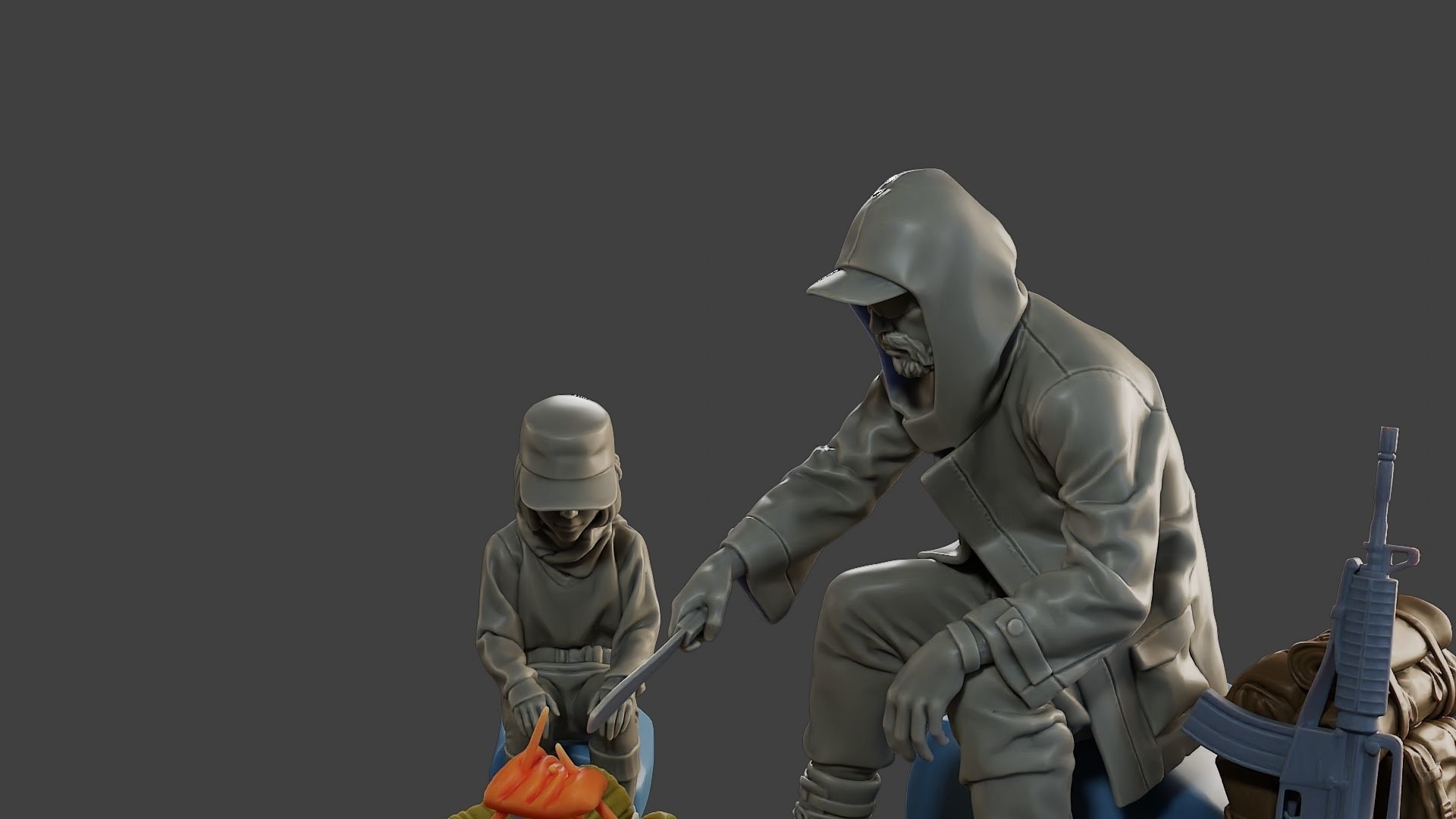 Post-Apocalyptic Male PAM2 003 3D print model_18