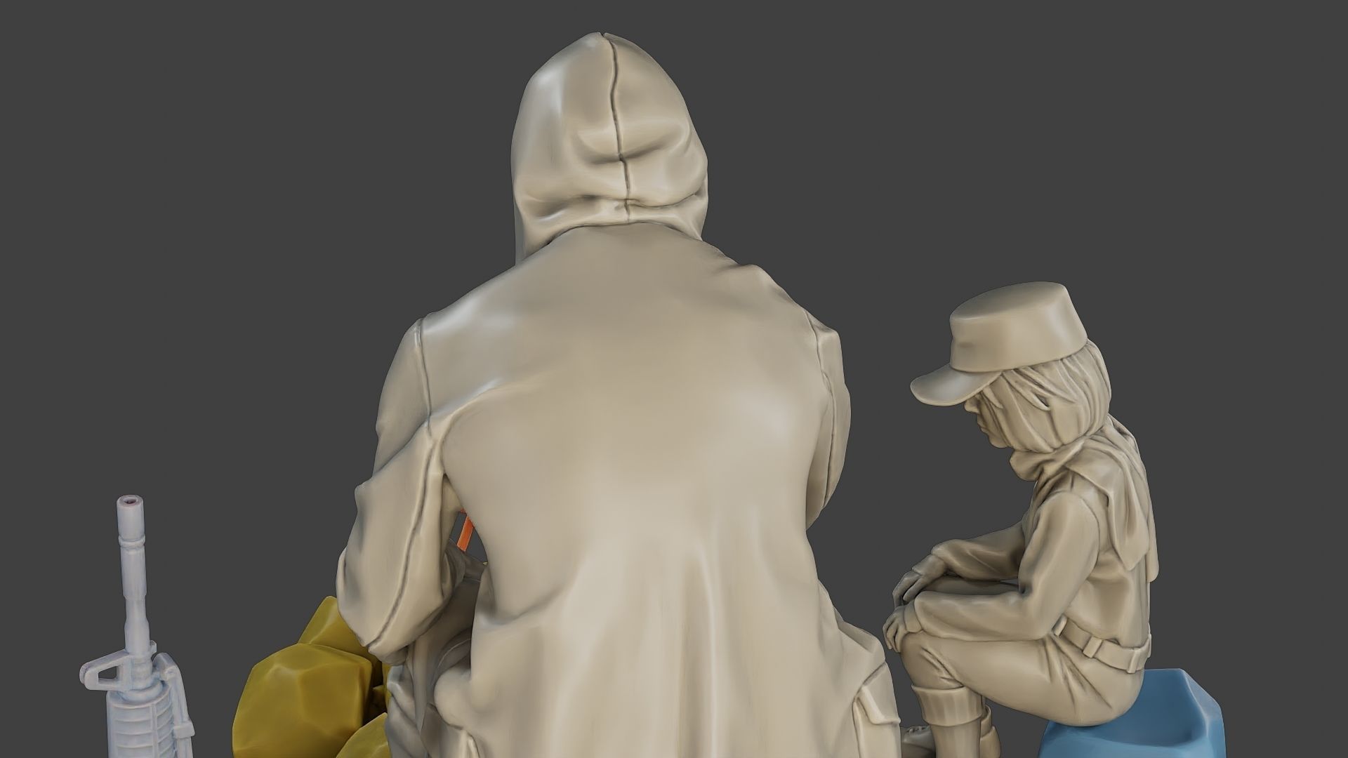 Post-Apocalyptic Male PAM2 003 3D print model_21