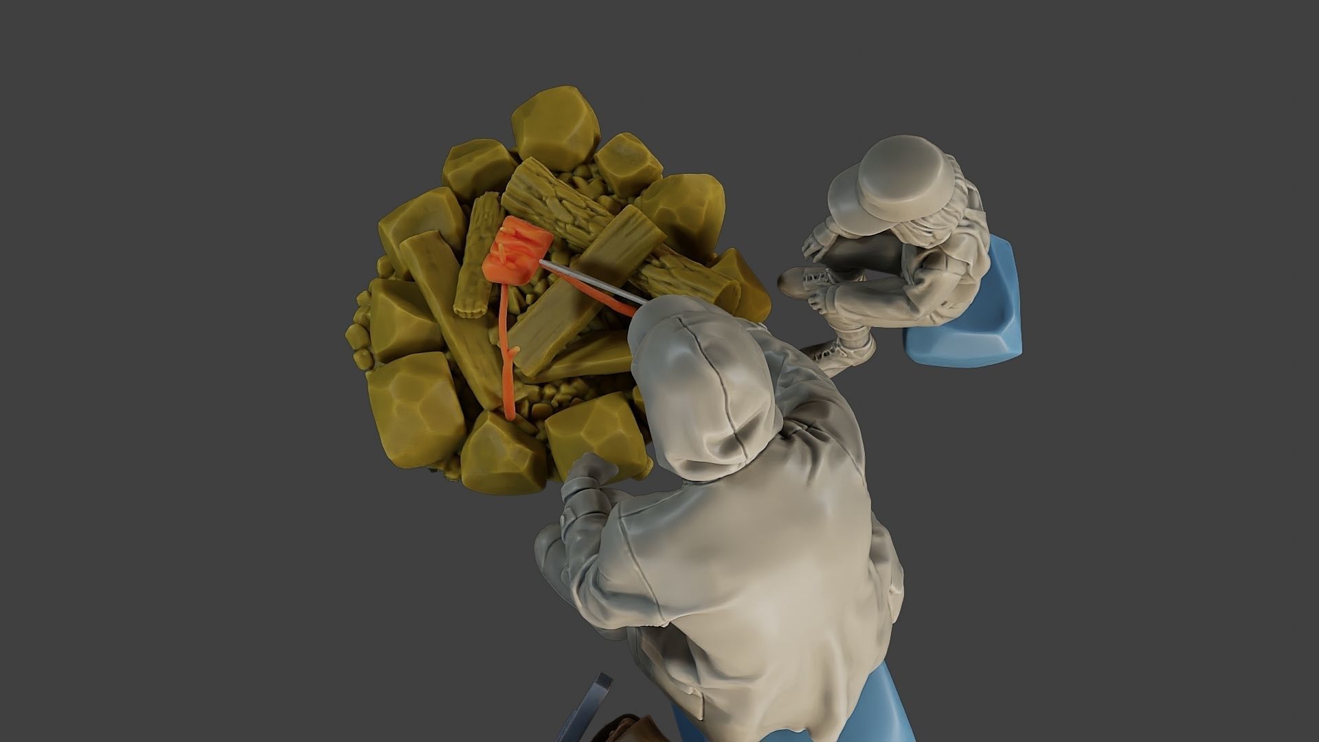 Post-Apocalyptic Male PAM2 003 3D print model_16