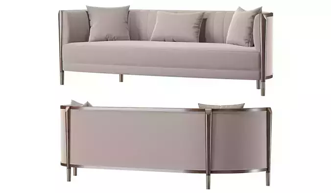 caracole oxford sofa 3D model