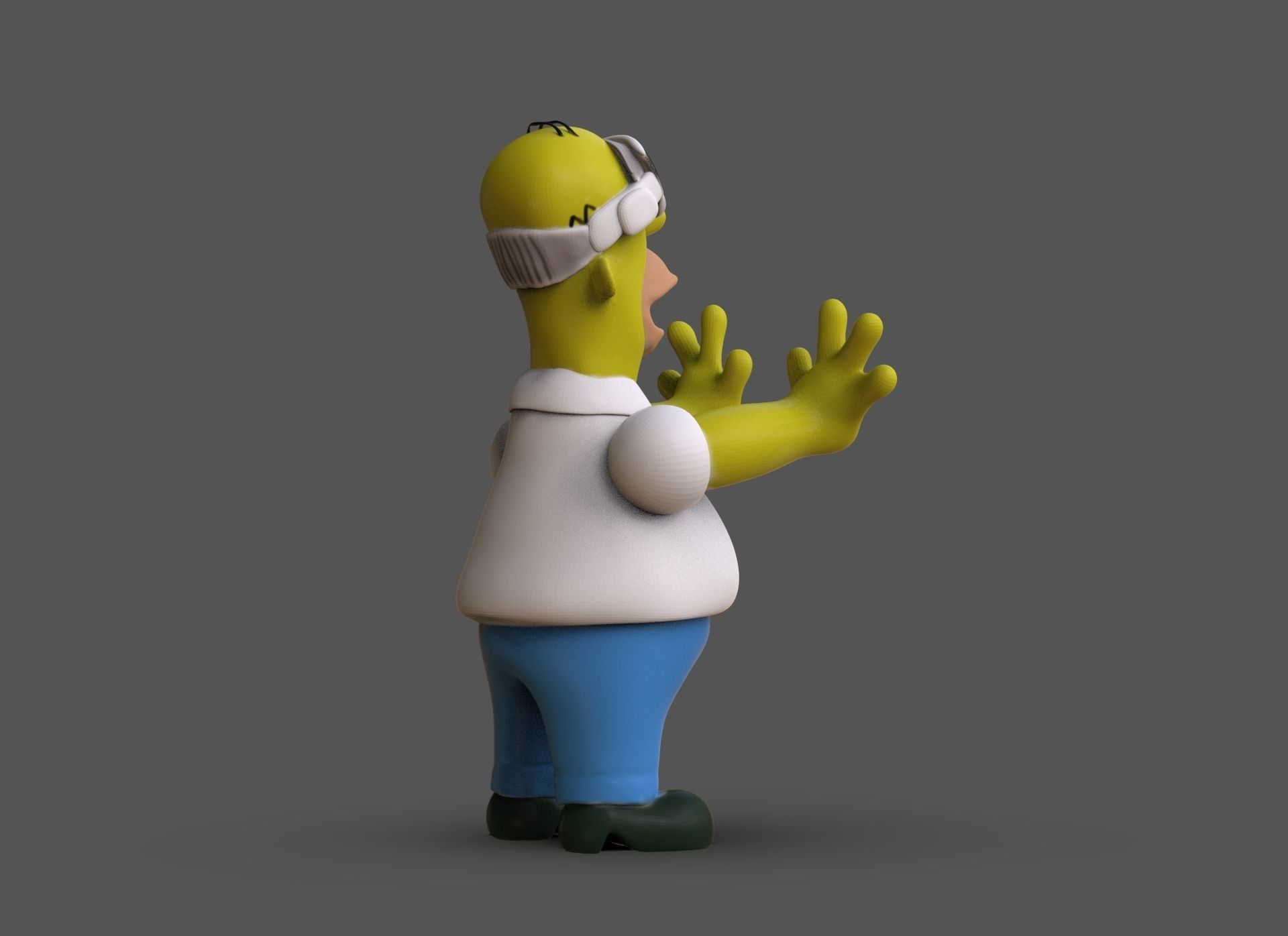 Vision Pro Homer 3D print model_2