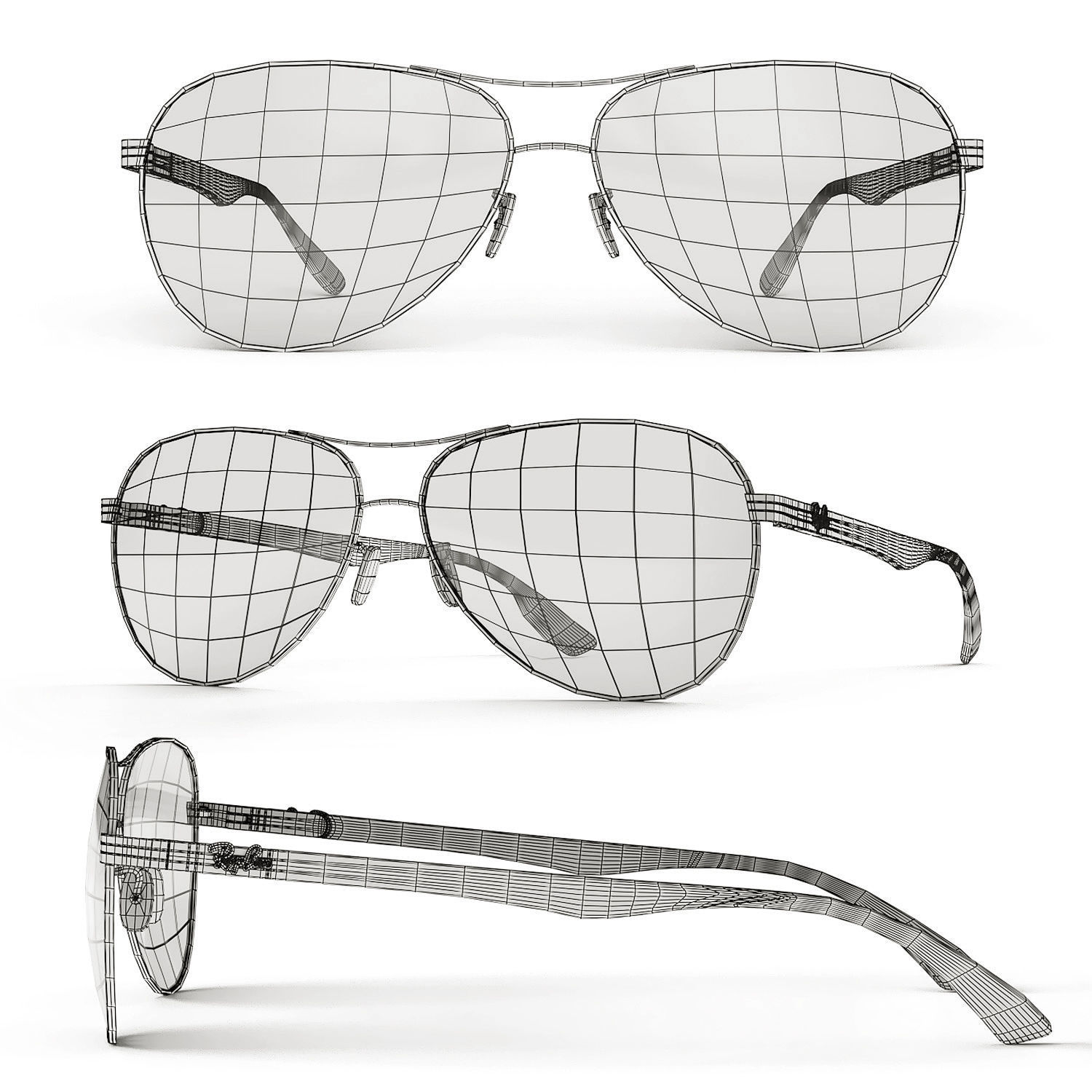 Sunglasses Ray-Ban RB-8313 3D model_6