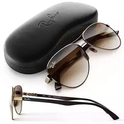 Sunglasses Ray-Ban RB-8313 3D model
