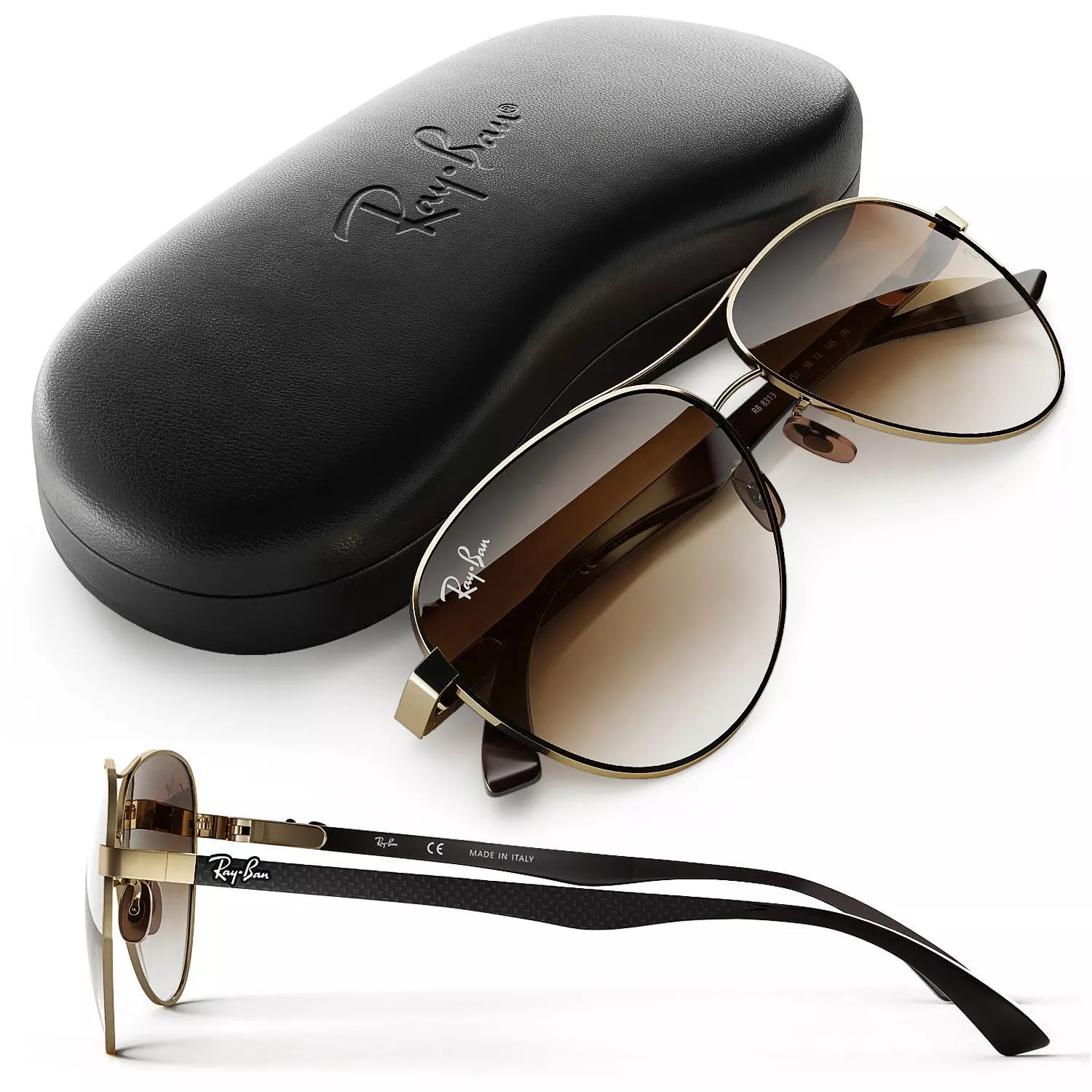 Sunglasses Ray-Ban RB-8313 3D model_0
