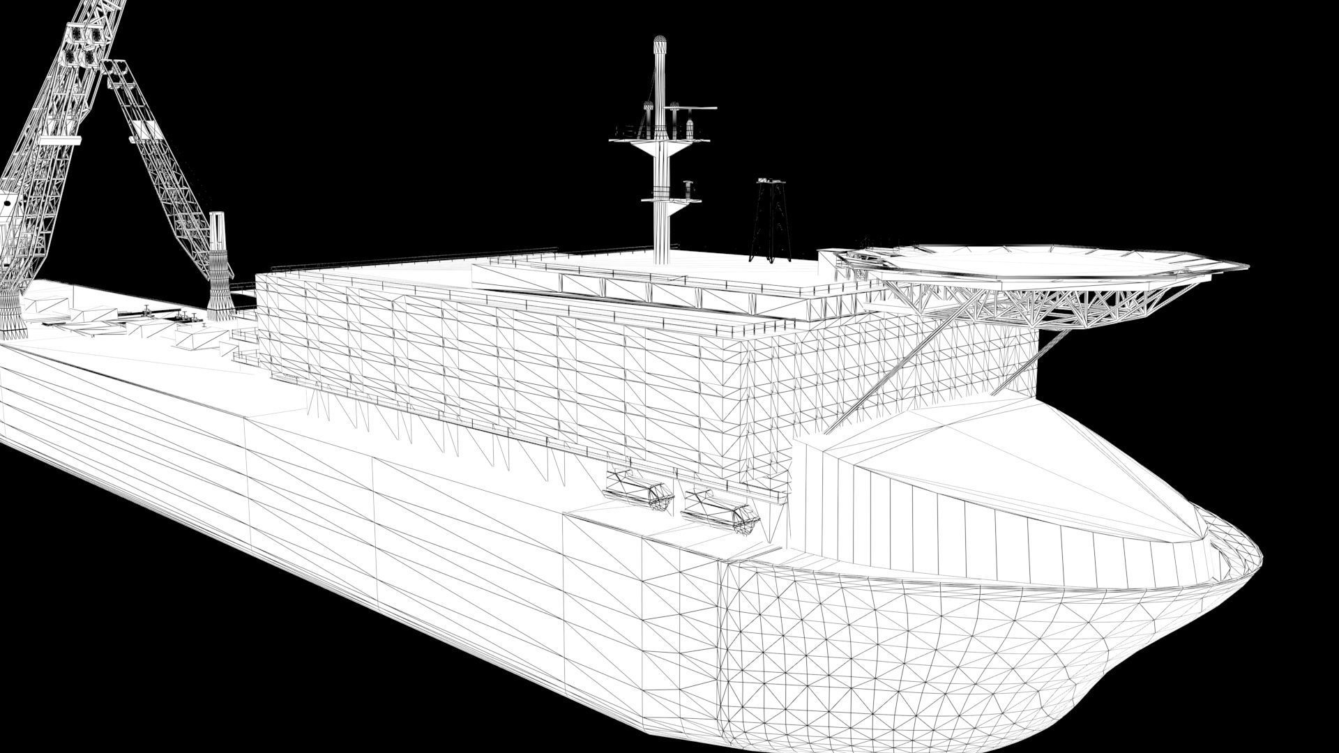 SHIP SHUJAA 2000 vessel in the Oil service  PSV segment 3D model_9