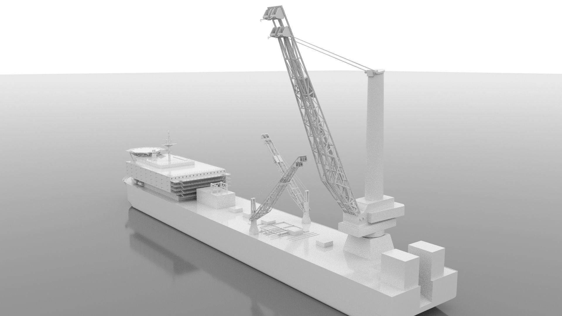 SHIP SHUJAA 2000 vessel in the Oil service  PSV segment 3D model_5