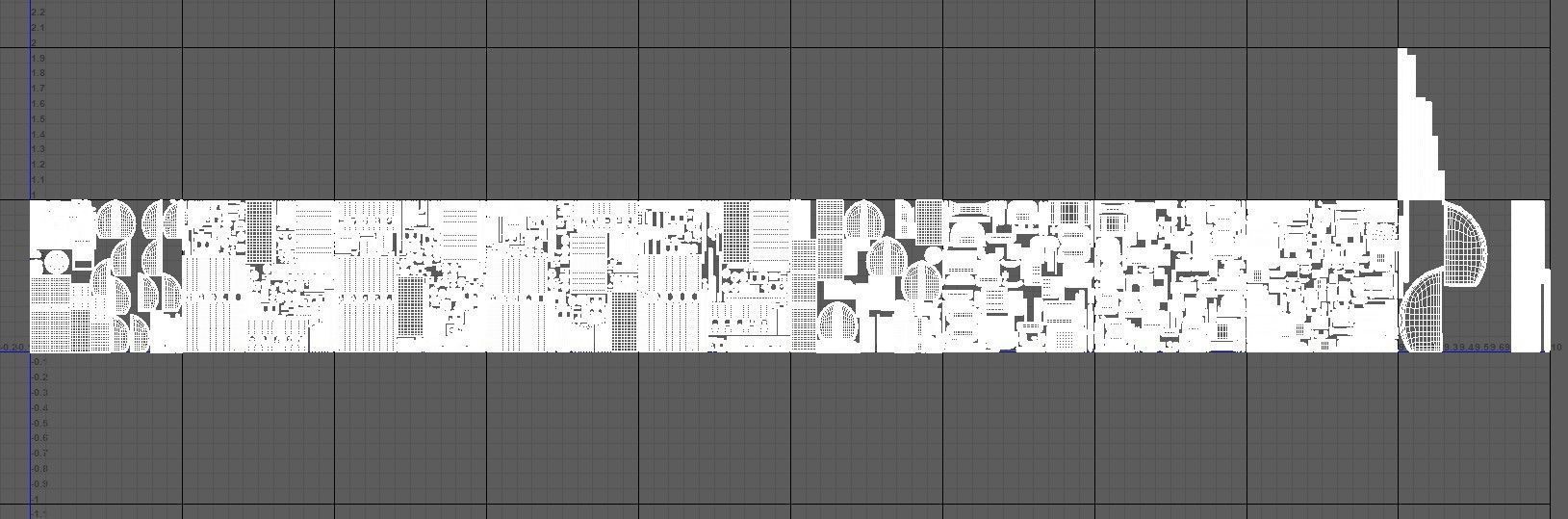 Buisiness jet interior Bej 3D model_30