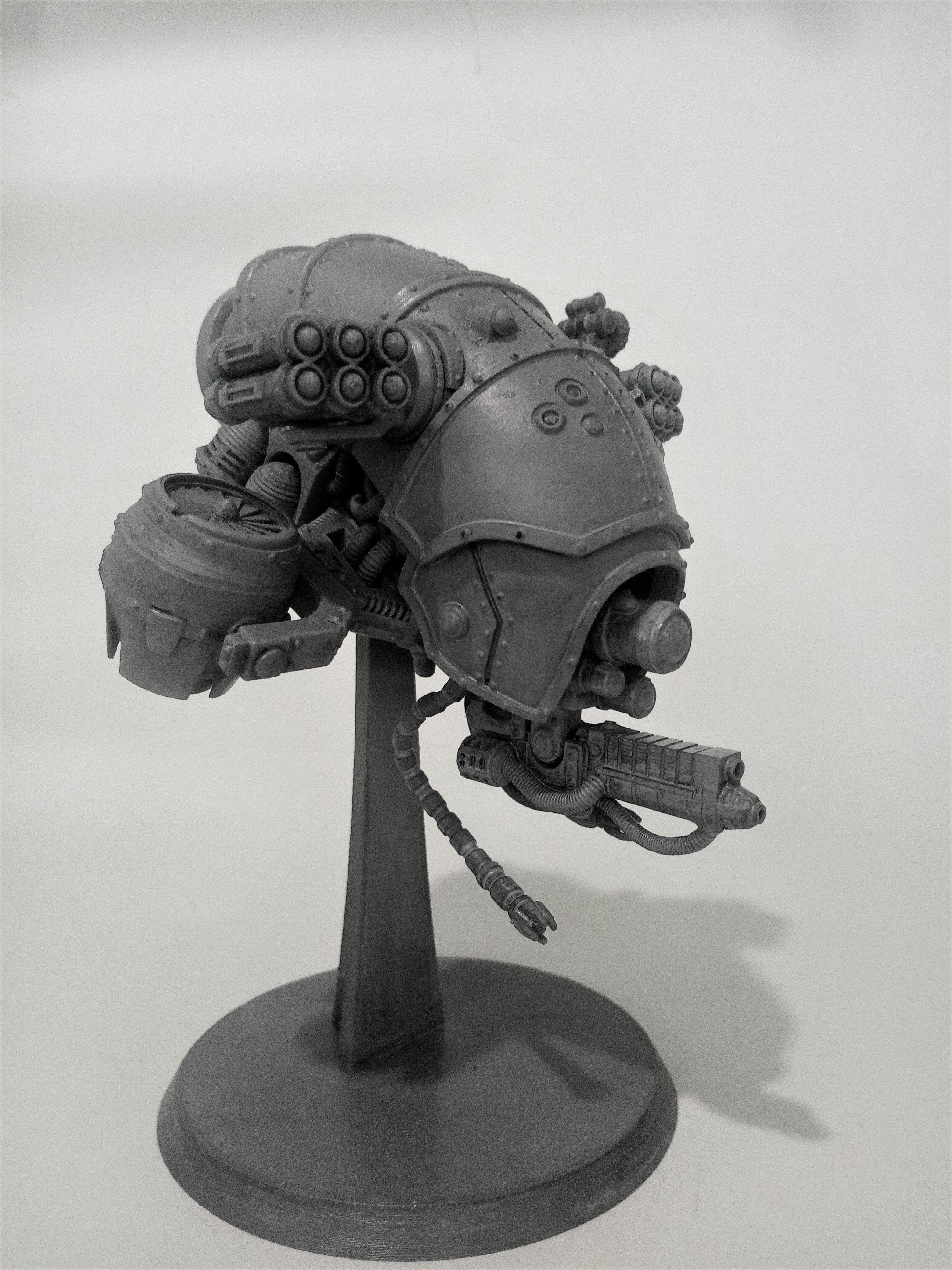 Flying robot 3D print model_1