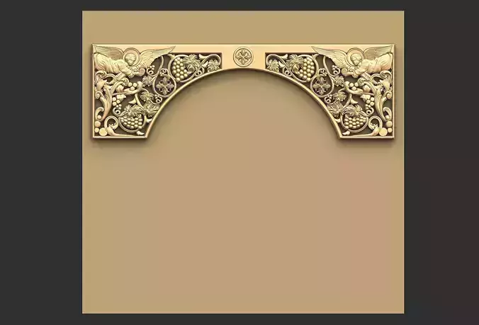 church cover altar angel relief