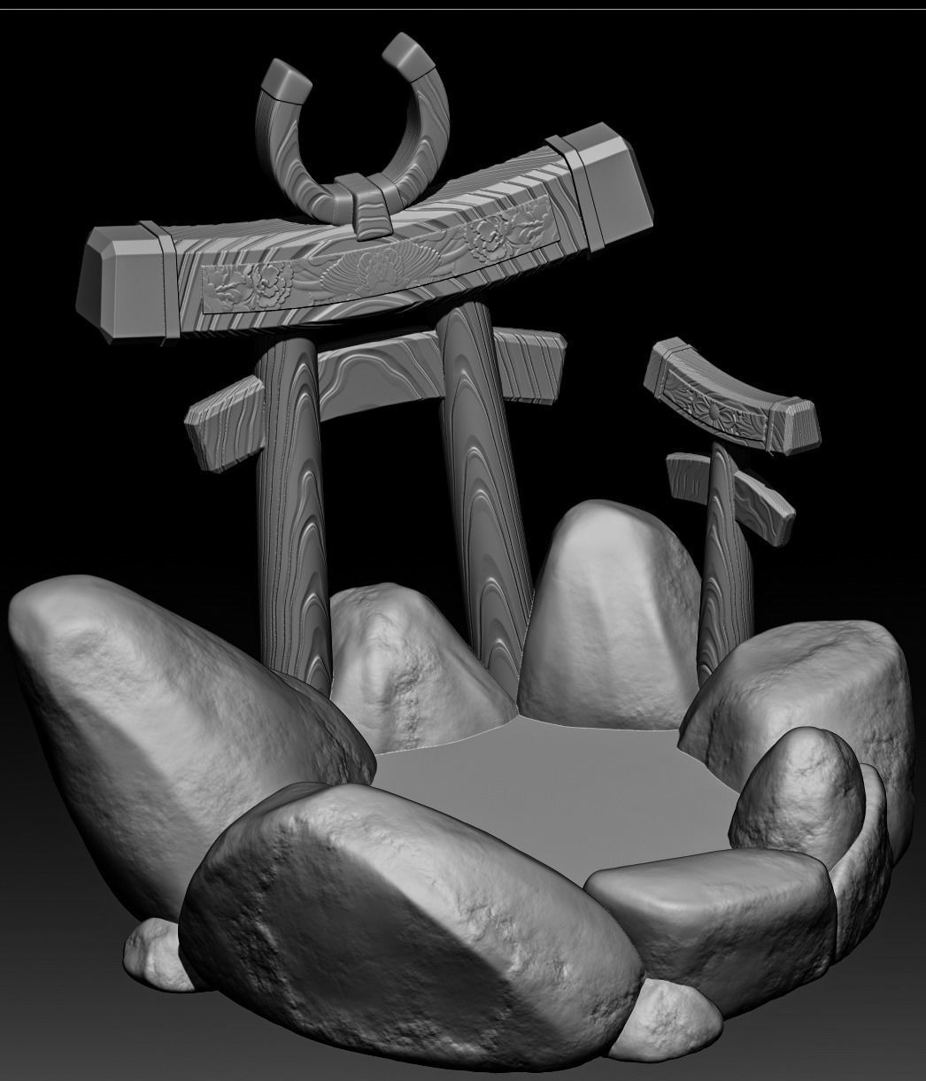 Healing Waterfall Free 3D print model_3